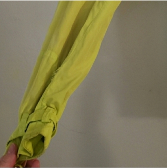 Trina Turk Anorak Hamptons Neon Yellow Jacket Size small - Picture 9 of 9